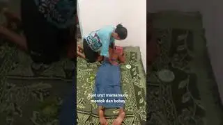 pijet urut mama muda yang mngalami sesak nafas