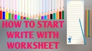 Sleeping line | standing line | curve | slanting line| learn with worksheet