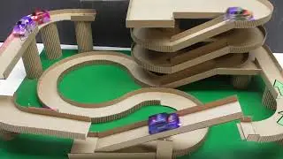 How to make Magic track with magic cars out of cardboard