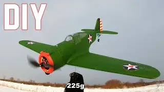 Curtiss P-36 Hawk RC Plane DIY