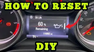 2017 - 2024 Opel Vauxhall Insignia B Oil Service Reset Procedure Step By Step DIY