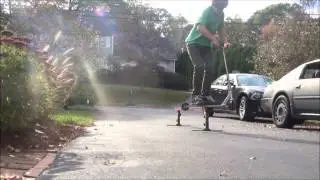 chase barrett- scootering at home
