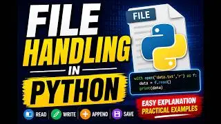 Python File Handling: Open, Read, Write, and Save