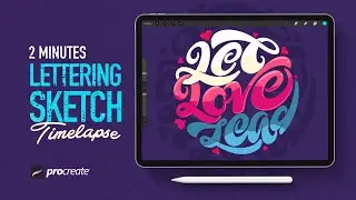 How to make stunning hand lettering in Procreate