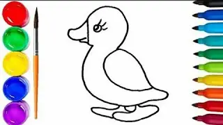 Bolalar uchun òradak rasm chizish / Drawing a dusk for children / Ресуем утку для детей