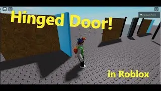 How to build Hinged Doors (Roblox Studio Tutorial)