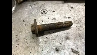 Mitsubishi Outlander 2014 camber bolt service.