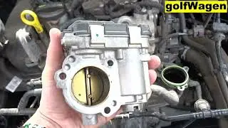 VW Polo throttle body removal P1558