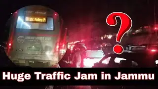 Daily Evening Woes: Traffic Gridlock Paralyzes Jammu Streets