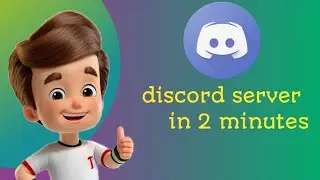 make discord server in 2 minutes 