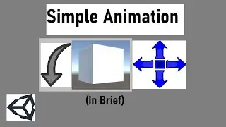 Creating Simple Animation (Unity 3d Tutorial) - Animate property in Animation window - In Brief