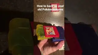 How To Back Up your Old Pokemon Save Data #pokemon #retrogaming #gaming