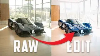 How I Edited this Aston Martin Photo | Lightroom Tutorial