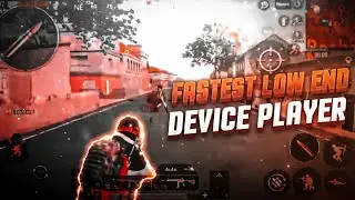 FASTEST LOW END DEVICE PLAYER⚡PUBG MOBILE THUMB + FULL GYROSCOPE GFX TOOL MONTAGE⚡