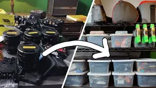 Camera gear storage for small spaces and small budgets