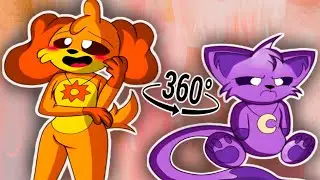 😸360°CatNap x DogDay The Secret Comfort of | Poppy Playtime Chapter 3 | Comic Dub