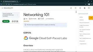 Networking 101 | #qwiklabs | #GSP016