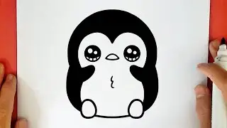 COMO DESENHAR UM PINGUIM KAWAII