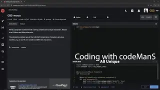 Codewars: Python | 7 kyu | All Unique