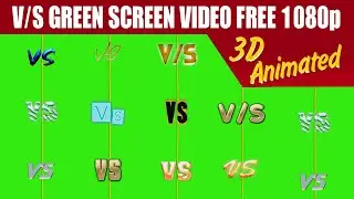 Versus Animations free green screen video | V.S green screen Effect