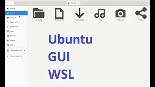 Графические приложения Ubuntu в WSL