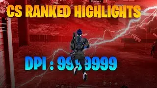 CS RANKED HIGHLIGHTS|1v4 gameplay|DPI 999999|AKSINCE GAMING|