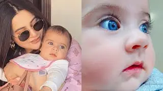 Aiman khan & Muneeb’s Daughter with her Grandfather( Dada) | Pakistanimom in Japan