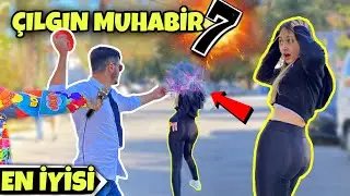 JOKE THROWING WATER BALLS BY BEING A REPORTER 7 !(100% COMEDY)