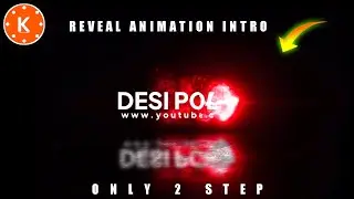 How to Make Text Reveal Animation intro in Kinemaster||How to Make Gaming intro in Kinemaster