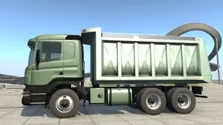 BeamNG Drive - Jalkku EU Dump Truck Suspension Test