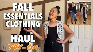 Fall Essentials Clothing Haul & Try-On