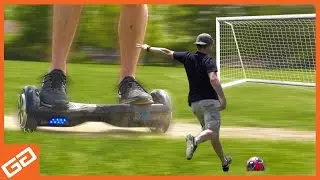 Dizzy Hoverboard Free Kick Challenge - Geekify Guys
