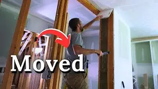 Moving Bathroom Entry and Electrical  // 1930s farmhouse renovation