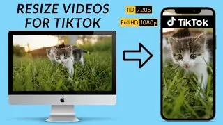 How to resize videos for tiktok | capcut video tutorial