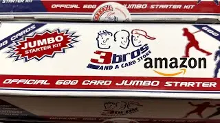 UH OH!  3 BROS AND A CARD STORE SELLS MONSTER JUMBO BOXES ON AMAZON!