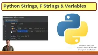 Python Strings, Formatted Strings & Variables