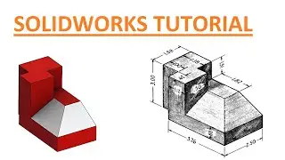 Solidworks part exercise - 20 || 2d drawing in description ||