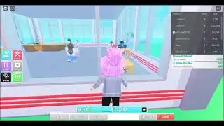 Playing hide and seek with my friend in My Restaurant in Roblox