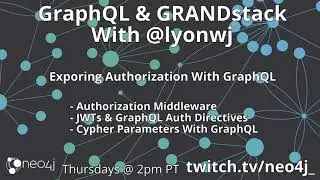 Exploring Authorization With GraphQL & GRANDstack - Will Lyon on Twitch