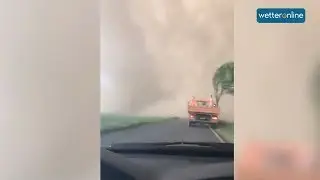 Tornado in Viersen - Die heftigsten Szenen (16.05.2018)