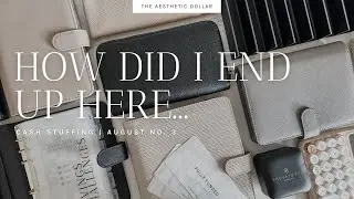 Cash Stuffing | $1,560 | August No. 3 | How I Ended Up Starting My Business | She Said Yes Unboxing