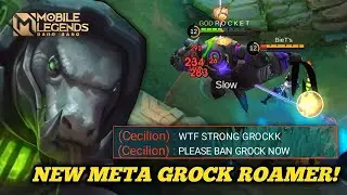 NEW GROCK BUILD FOR ROAMER YOU SHOULD TRY!! - MOBILE LEGENDS