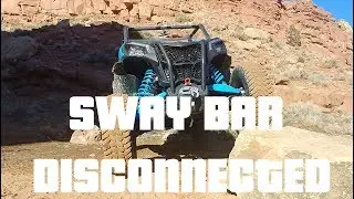 Can-Am Maverick Sport XRC, SWAY BAR DISCONNECTED!
