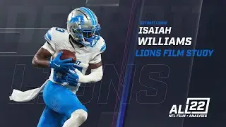 HAS ISAIAH WILLIAMS "STEPPED UP" ENOUGH TO WIN DETROIT'S WR COMPETITION? LIONS OFFENSE FILM STUDY