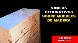 Cómo Colocar Vinilos Decorativos en Muebles de Madera Sin Experiencia