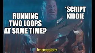 I ran two infinite loops at same time within single program.