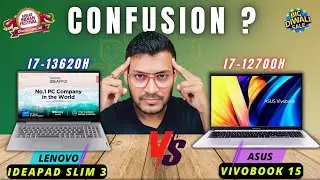 ASUS Vivobook 15 Vs Lenovo IdeaPad Slim 3  🔥i7 12700H Vs i7 13620H🔥Amazon Great Indian Festival