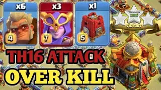 TH16 SUPER WITCH WITH DRUID ATTACK COMBO! BEST TH16 ATTACK STRATEGY IN CLASH OF CLANS