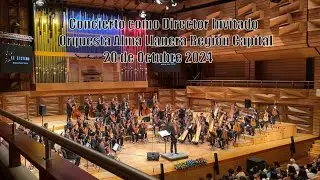 Concierto como Director Invitado Alis Cruces Orquesta Alma Llanera Región Capital. Octubre 2024