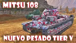 WoT Blitz - Mitsu 108 | Ventajas y Desventajas, Que equipamientos y arma llevar